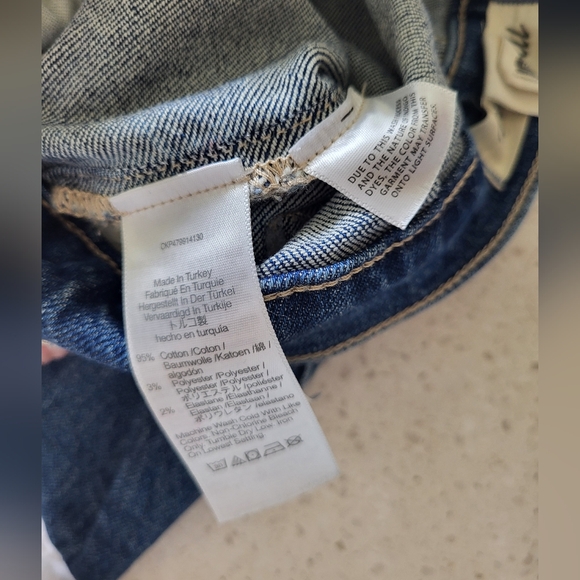 Madewell "The Perfect Vintage Wide-Leg" High Rise Button Fly - Picture 7 of 8